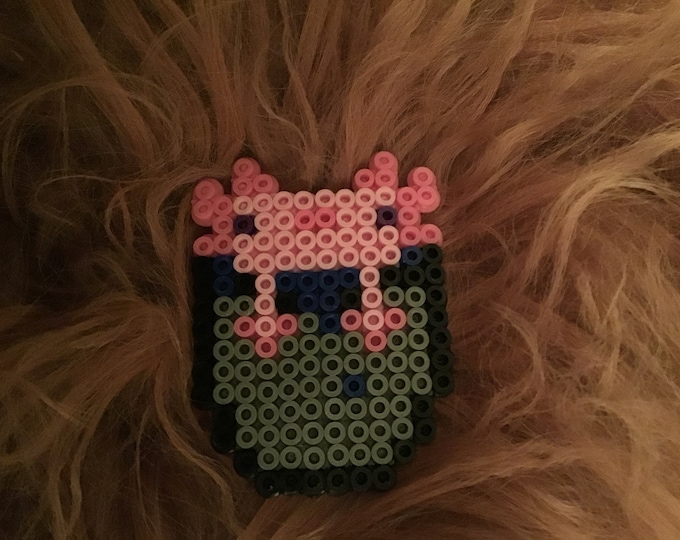 Axolotl in a Bucket Minecraft Perler Bead Etsy UK