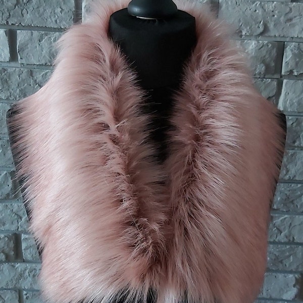 Faux Fur Luxurious fur, Very Fluffy. Cool for Hood Edging, 6 Colors Artificial fur for Handcraft.