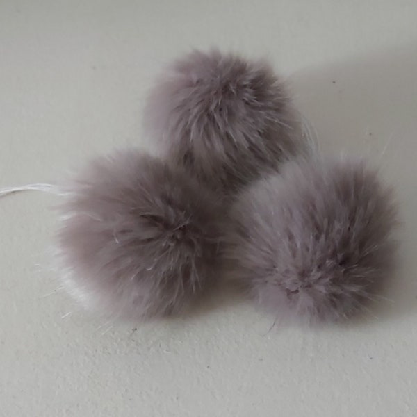 Angora rabbit, fake fur, 5-6CM, Very soft, short hair, great for a children's hat, high quality.