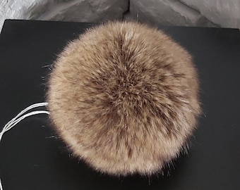 Size S-XXL Faux Fur( Brown) Pom Pom 4-7 Inches / 11-15 CM