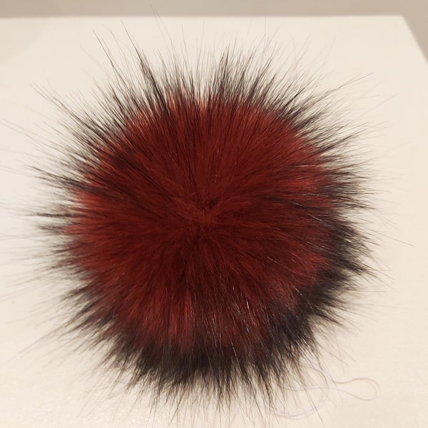 Size S-XXL Faux Fur Pom Pom 4-7 Inches / 11-18 CM