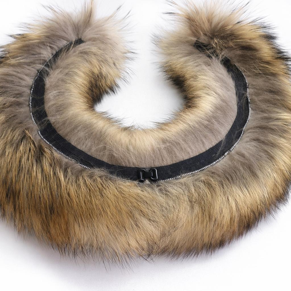 Cappotto Lungo Ecopelliccia Con Cappuccio - Foto 12