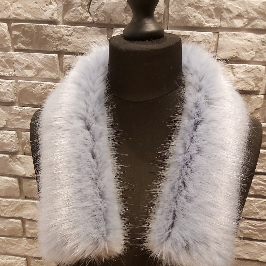Vegan Faux Fur Hood Trim, Fur Ruff, 80cm - Etsy
