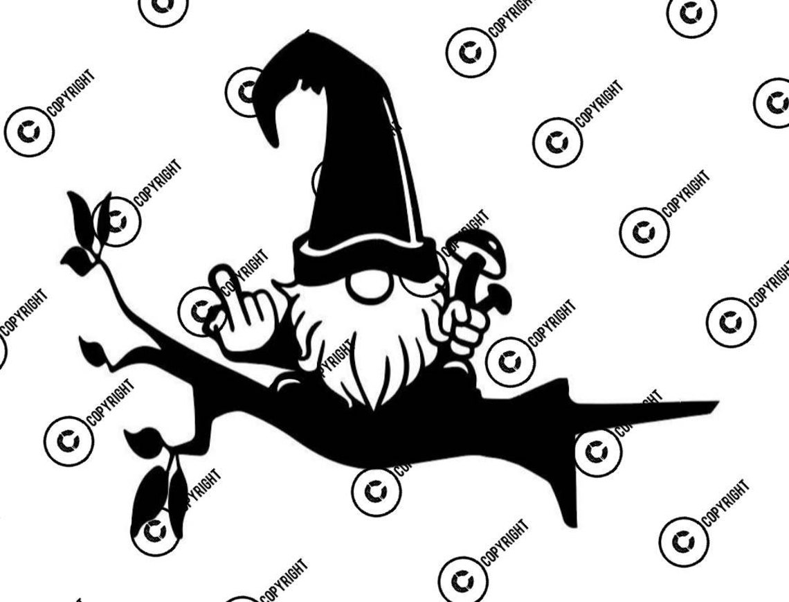 Download Naughty Garden Gnomes .DXF AI SVG for Plasma cutting and ...