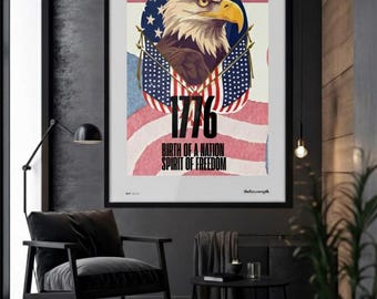 USA 250th Anniversary Digital Print