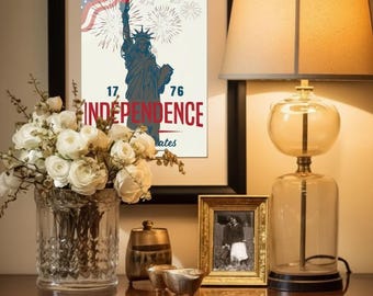 USA 250th Anniversary Digital Print