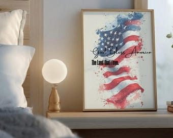 USA 250th Anniversary Digital Print