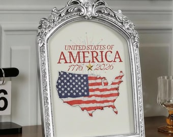 USA 250th Anniversary Digital Print 1776-2026