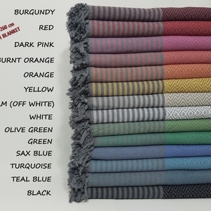 Turkish Bedspread, Bed Cover,Picnic Blanket, Beach Throw, 79&quot;x102&quot;,Turkish Blanket, Gift Blanket, Warm Blanket, Sofa Cover, Handmade Blanket