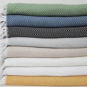 Cream Color Blanket, Natural Blanket, Bed Cover, Turkish Bedspread, 79"x89" Turkish Blanket, Couch Throw, Anatolian Blanket, Turkey Throw image 10