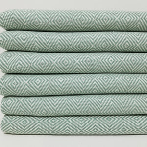 Beach Throw,Table Throw,No Fringes Towel,Pale Green Towel,100cmx225cm,Bedspread,40&quot;x89&quot;,Turkish Blanket,Picnic Throw,Cotton Bed Cover,57LF26