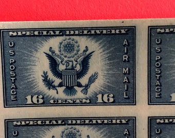 1935 16c Airmail Special Delivery postage magnet