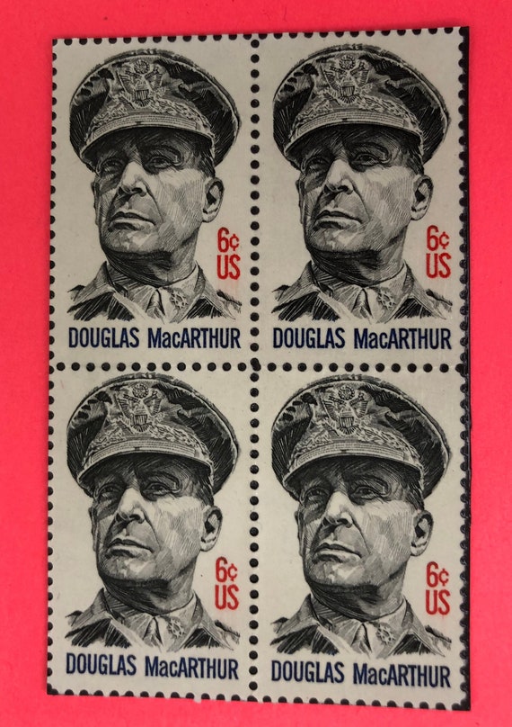 1971 6c Douglas Macarthur Stamp Etsy