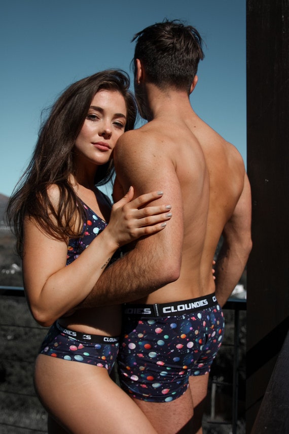 Matching Underwear for Couples, Donut Design, Mix and Match From