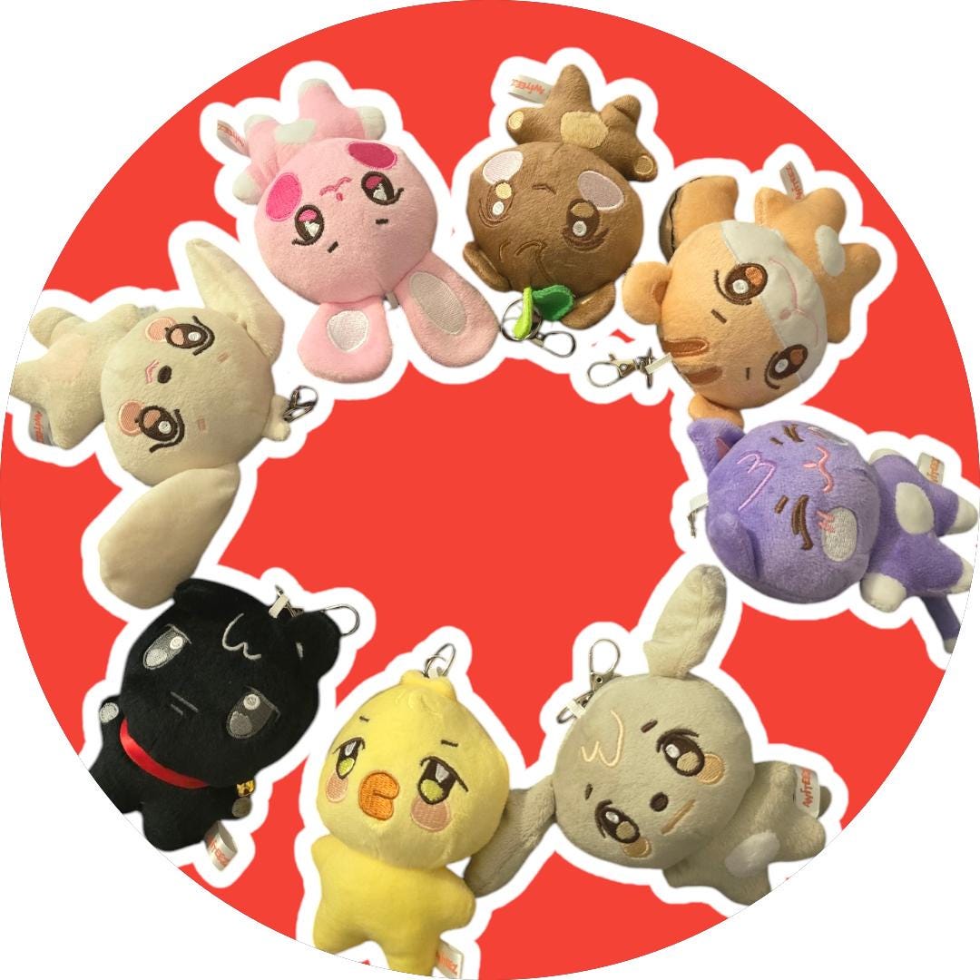 ATEEZグッズ ATEEZ aniteez キーリング 10cm ぬいぐるみ アイヴ