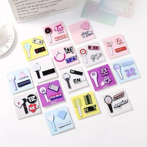 3 pcs Kpop pins- Seventeen/Twice/The Boyz/Treasure/Red Velvet/Astro/Gidle/Itzy/Stray Kids/AESPA/ATeez/BTS/blackpink/TXT