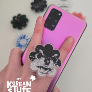 Supporto ad anello per cellulare in acrilico K-pop: GOLDEN, LAYOVER, Agust D, D-days, FACES, V Grip Holder Socket Expanding Accessories