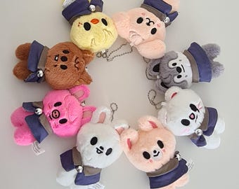 K-pop Stray Kids Skzoo,plush, Teddy Bear,stuffed Toy Keychain