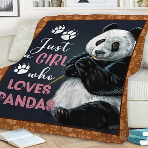 Panda blanket just a girl who loves Pandas