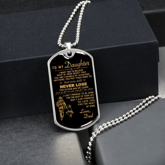 ★SENTIMENTS★ NO.495 SOLDIER TAG NECKLACE Soldier 76' DOG TAGS Necklace - Prop Replica Stainless Steel