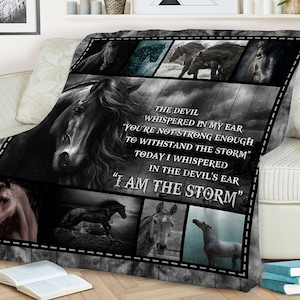 Horse blanket i am the storm