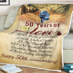 50 Jahre Hochzeit Jubiläum Paar Decke, 50 Jahre alt, Vintage, Vintage, Vintage, Vintage, Vintage, Vintage, Vintage, Vintage, Vintage, Geschenk, Vintage, Vintage, Vintage