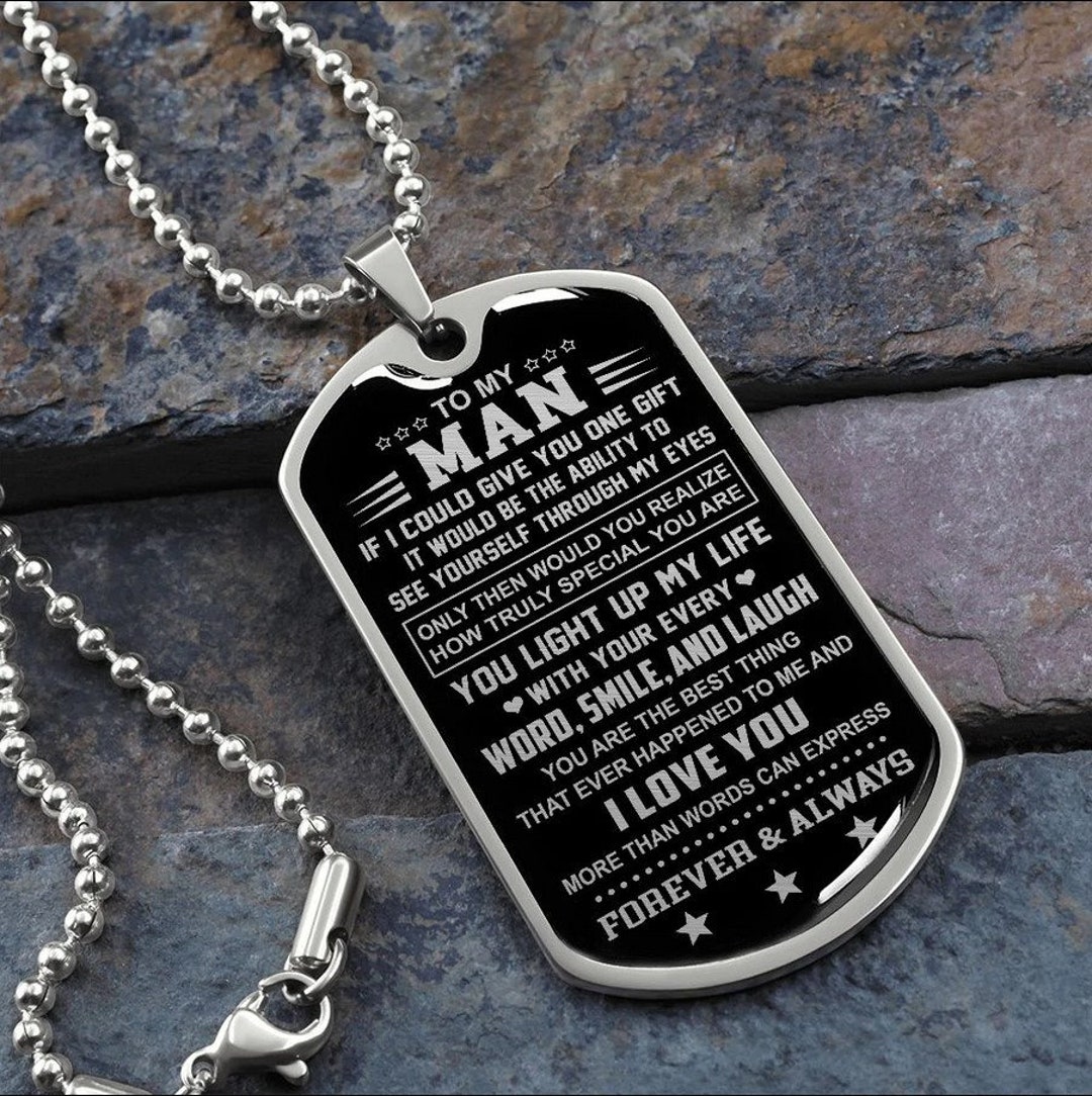 To my boyfriend dog tag clearance