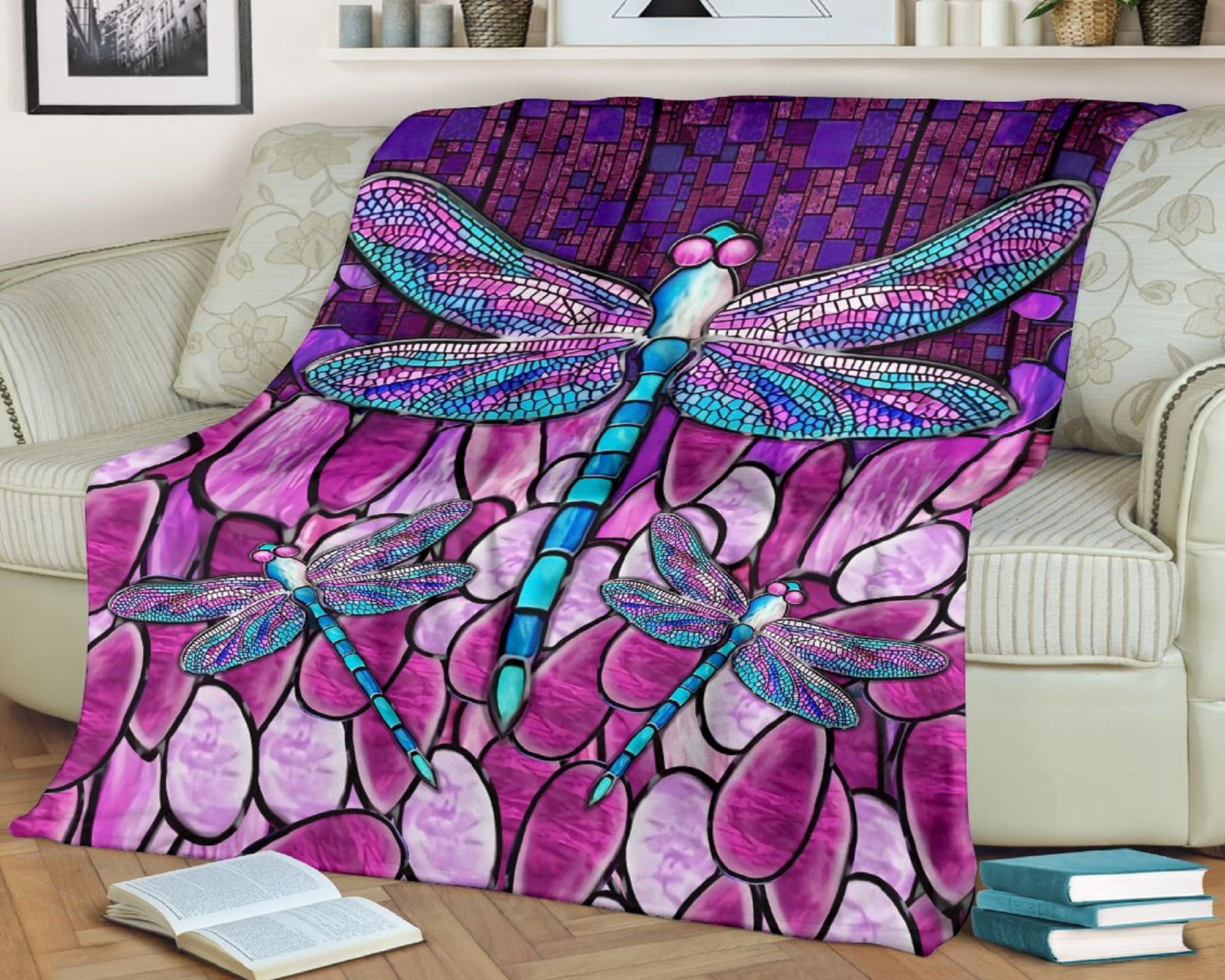 Dragonfly Blanket Etsy