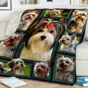 Yorkshire terrier beauty blanket - fleece blanket