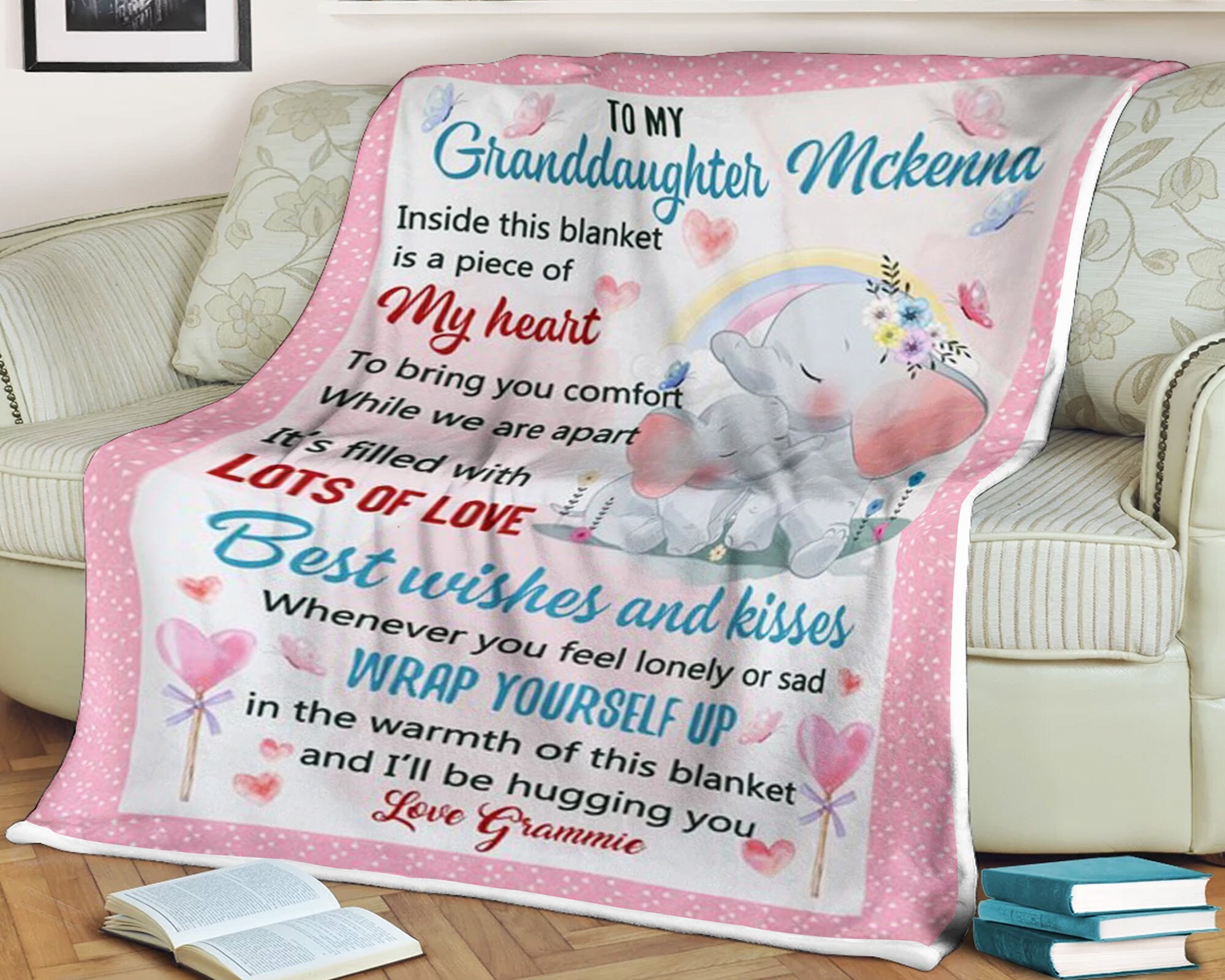 Throw blankets for granddaughters shop