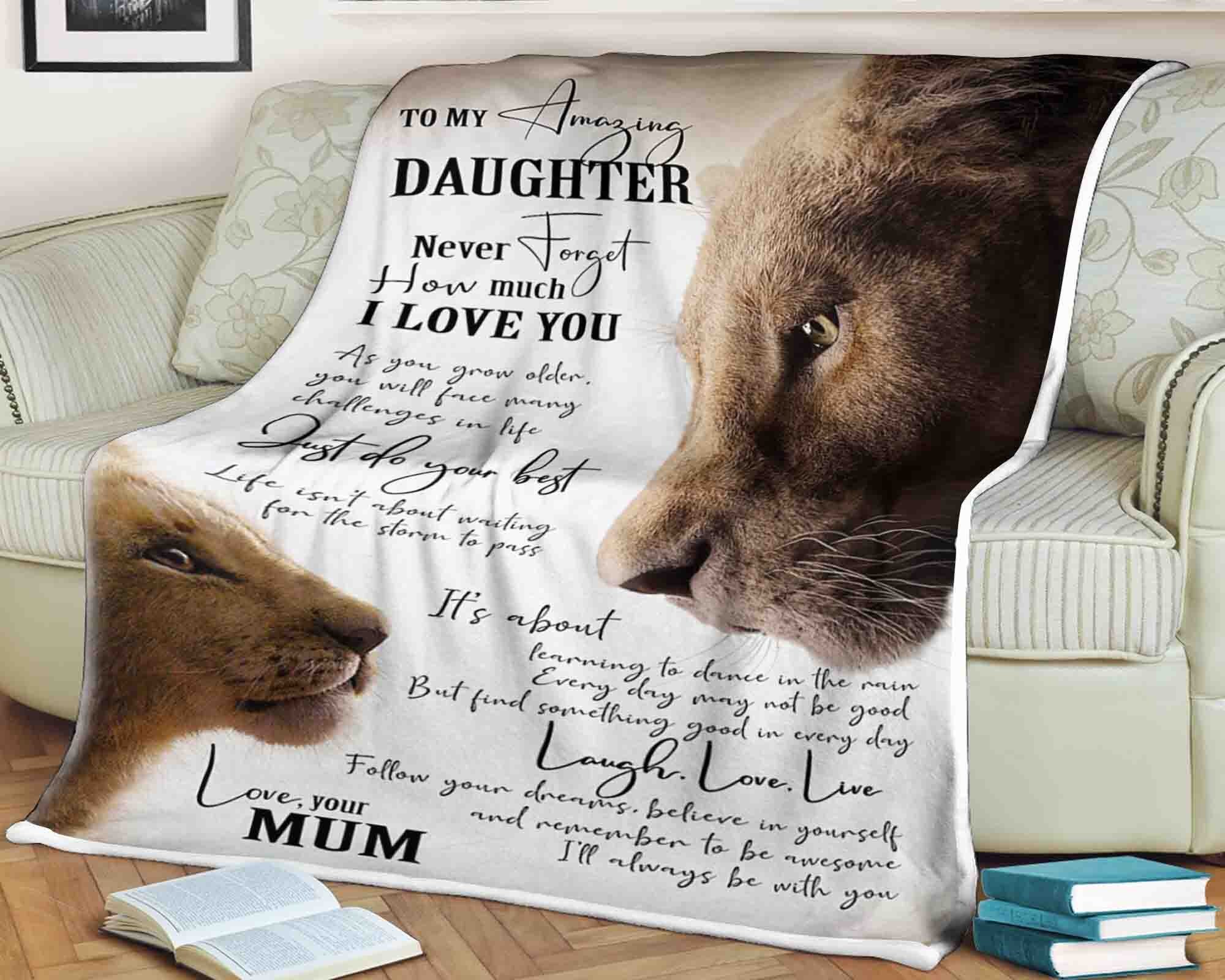 Blanket for daughter from mum hotsell