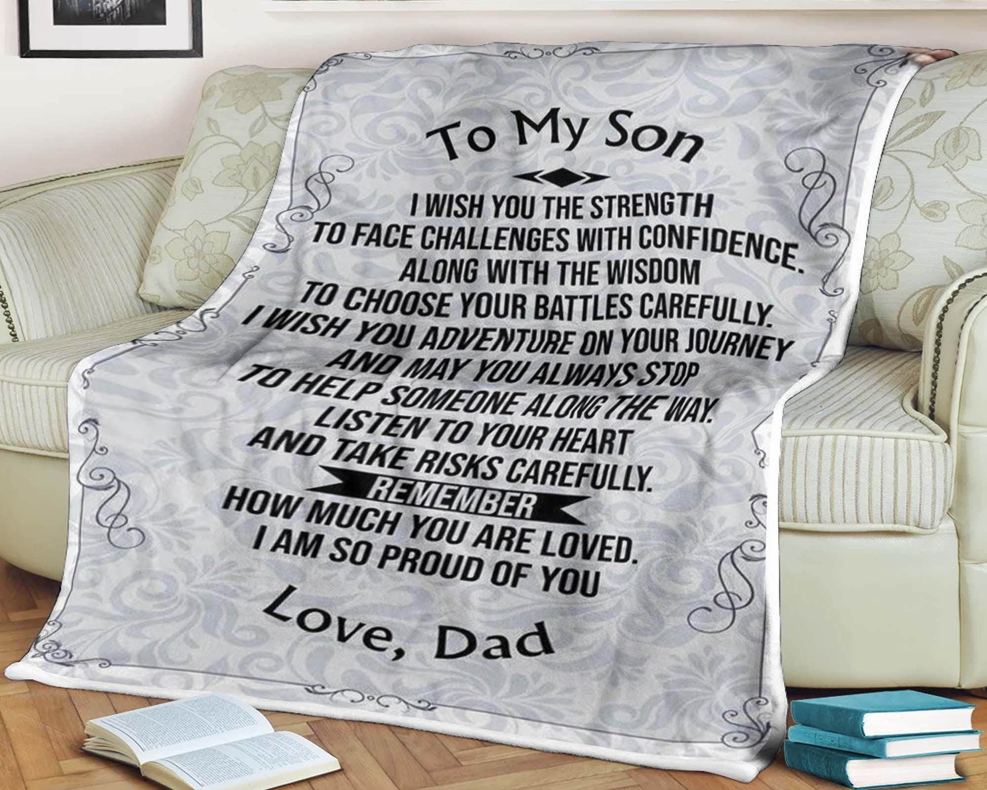 Son Blanket From Dad Etsy Canada