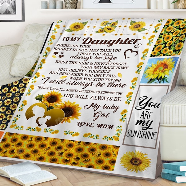 Sunflower Blanket Etsy