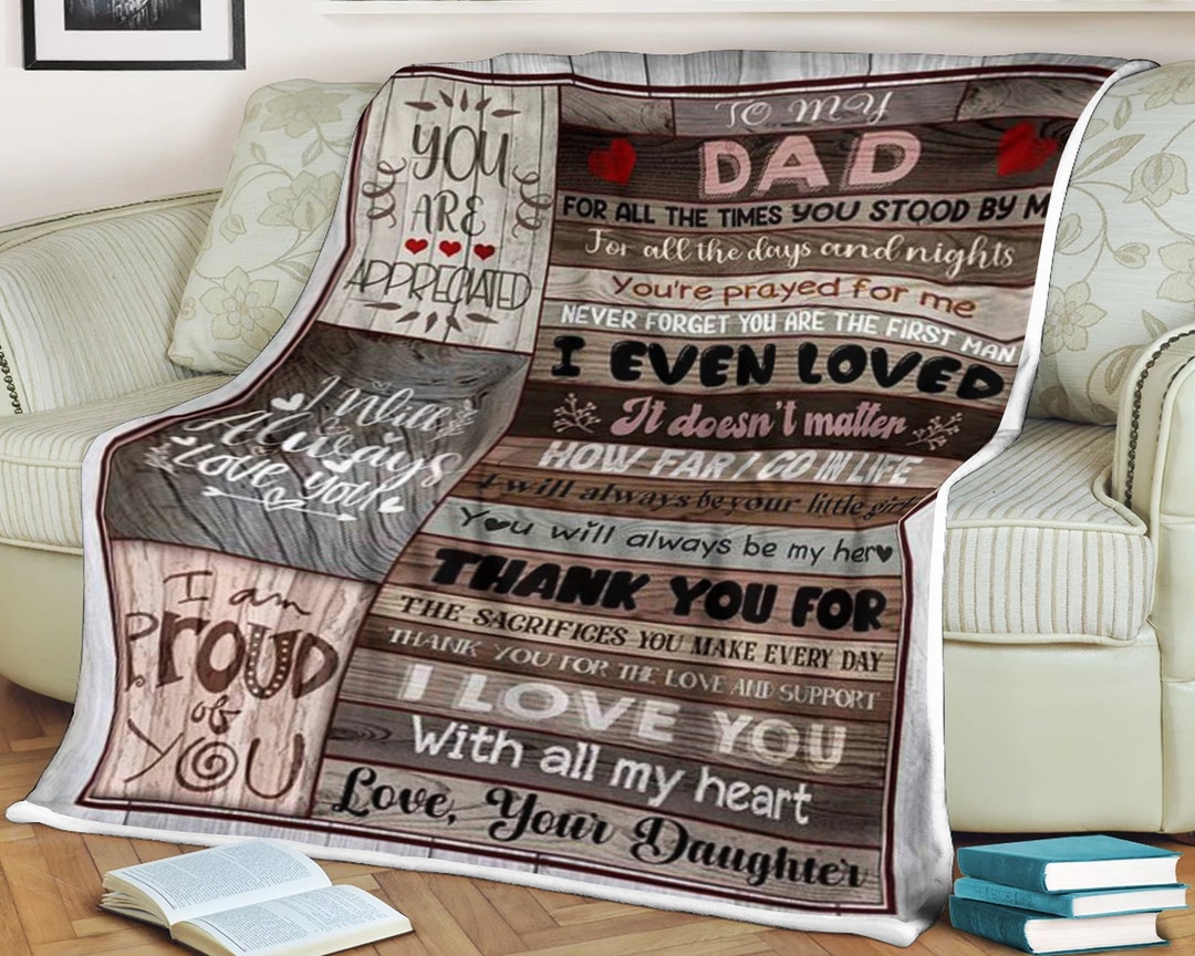 Custom Daddy Blanket