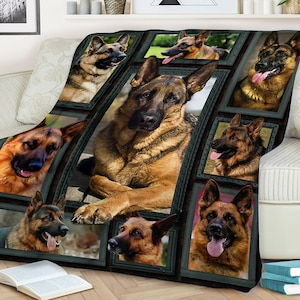German shepherd beauty blanket