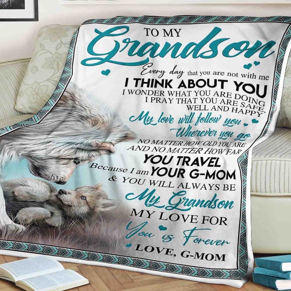Personalized Great Grandson Blanket Etsy
