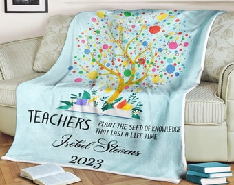 Taigzier Lehrer Decke – Flauschige Flanell-Decke 127x152 Cm Als Dankesgeschenk Für Lehrerinnen