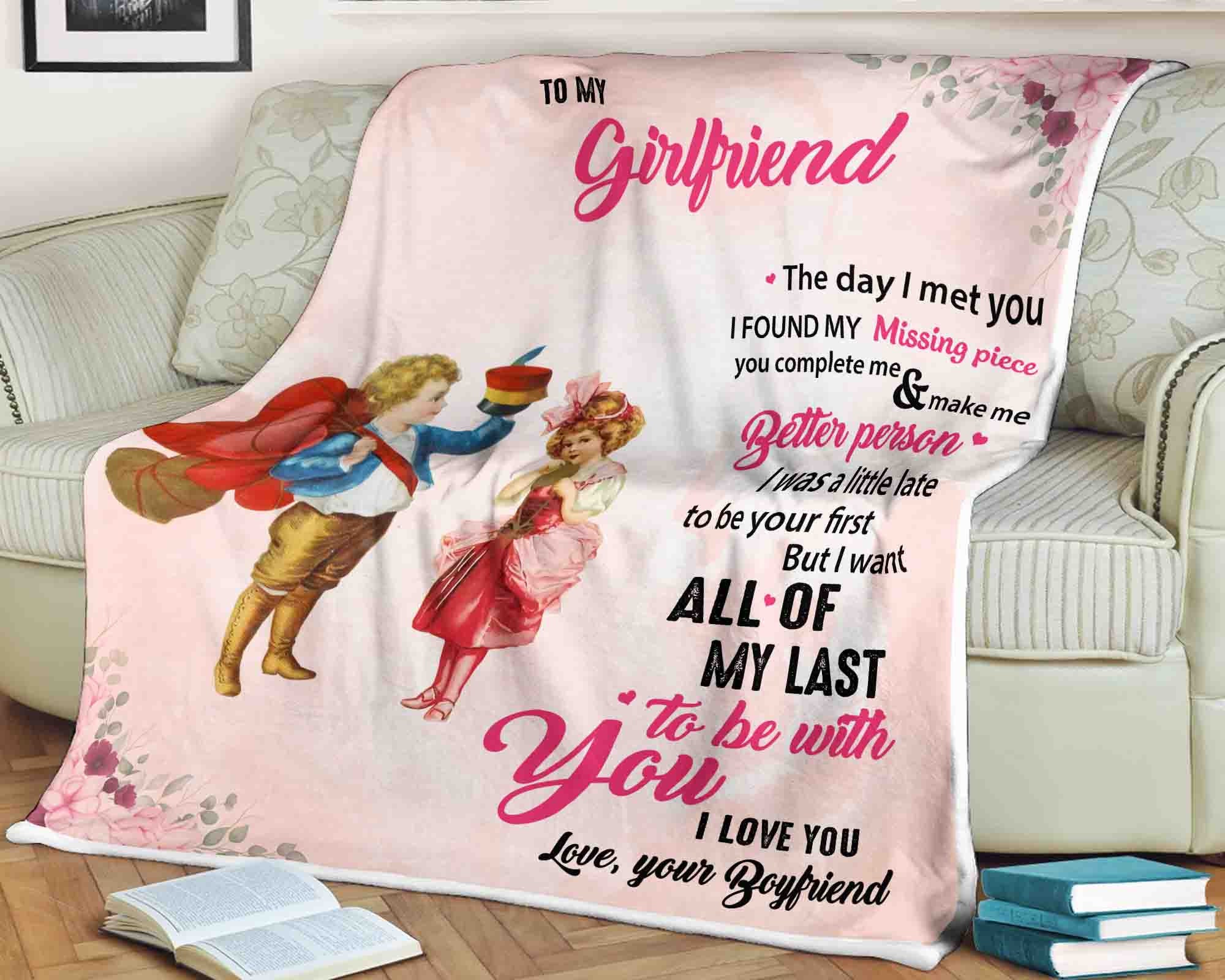 Friend blanket to my girlfriend i found my missing piece make Etsy