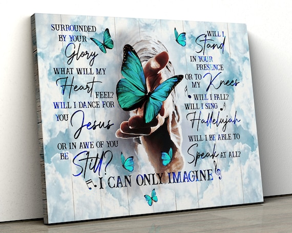 Butterfly Canvas Poster By Your Glory My Heart Feel Awe Of You Etsy 日本