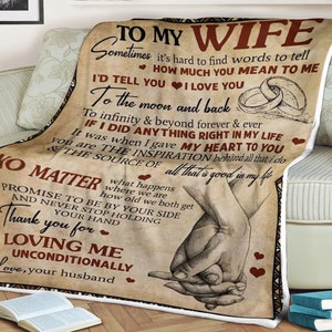 Carta con anillos de mano para mi esposa, gracias por amarme, ama a tu esposo, el mejor regalo para la esposa, regalo para la familia, regalo de aniversario
