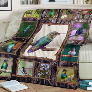 Hummingbird blanket