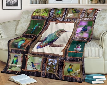 Hummingbird blanket