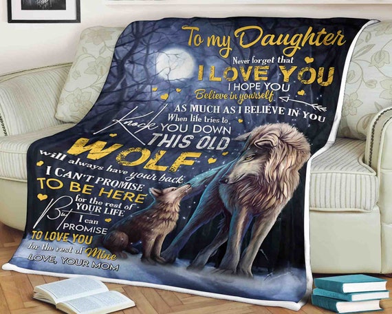 Daughter wolf blanket sale