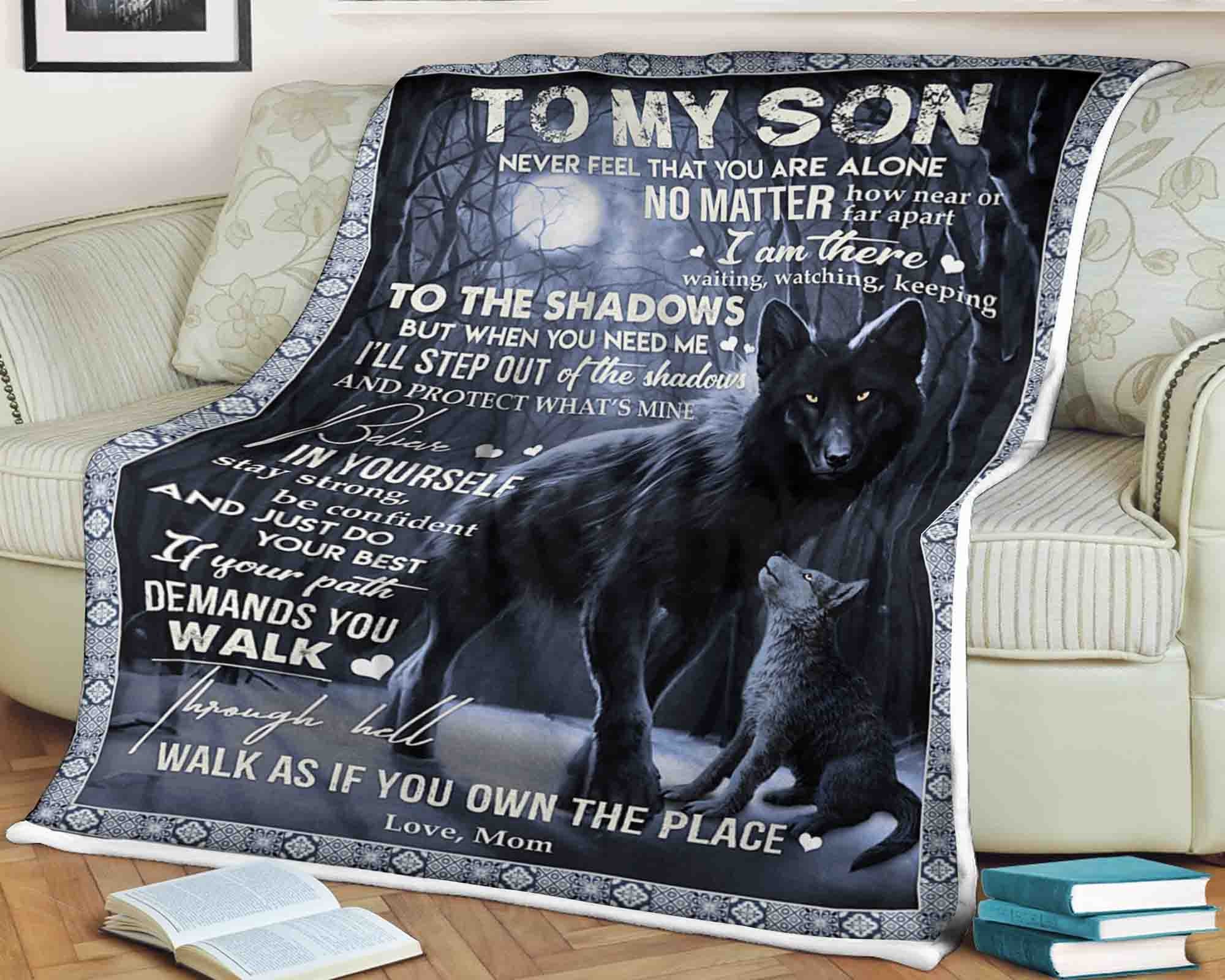 To my son wolf blanket new arrivals