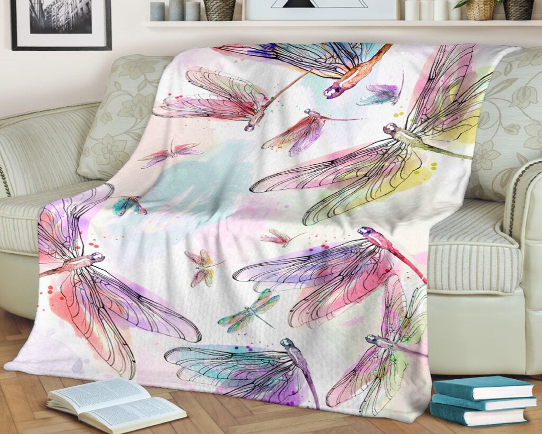 Dragonfly Blanket Etsy