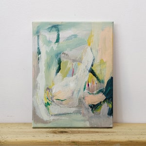 Técnica mista sobre tela, pintura acrílica, técnica gemengde 24 cm (9,45&quot;) x 30 cm (11,81&quot;).