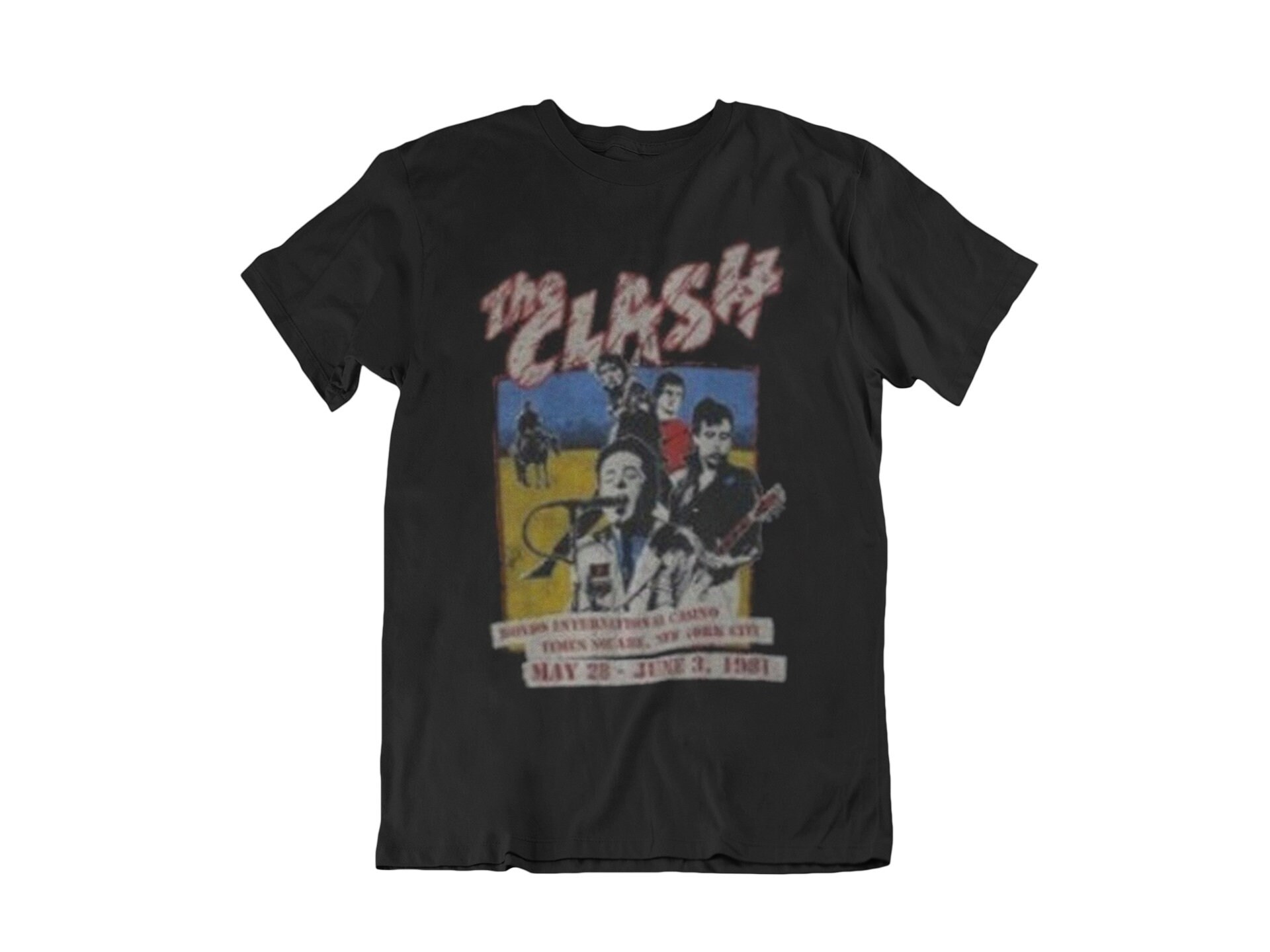 The Clash Band Unisex Tshirt Etsy