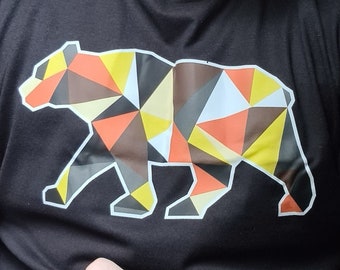 Bear Pride, Bear Tshirt, Gay Pride, LGBT Tshirt, Bear Flag, Scruff Shirt