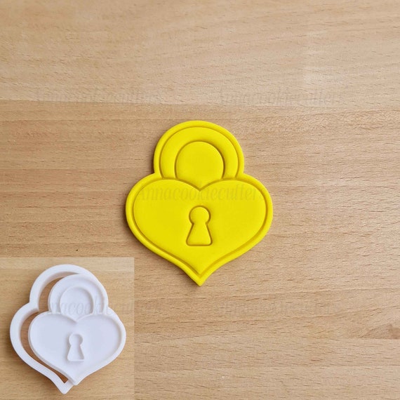 Heart Shaped Padlock Cookie Cutter Valentine's Day Gift Ideas