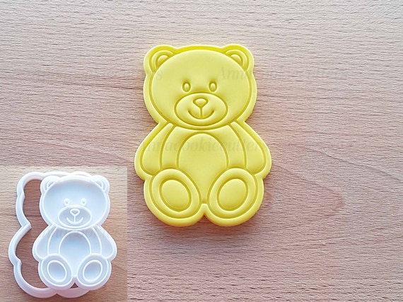 Teddy Bear Cookie Cutter Birth Bear Plush Cookie Cutter Mould